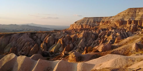 Red and Rose Valleys near Ortahisar Cappadocia